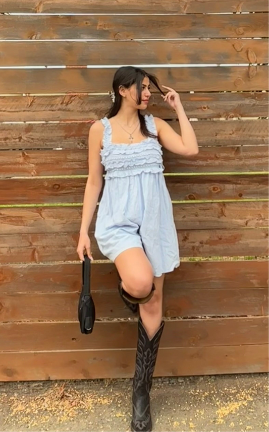 Baby Blu Romper