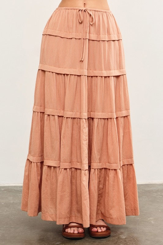 Coral Maxi Skirt