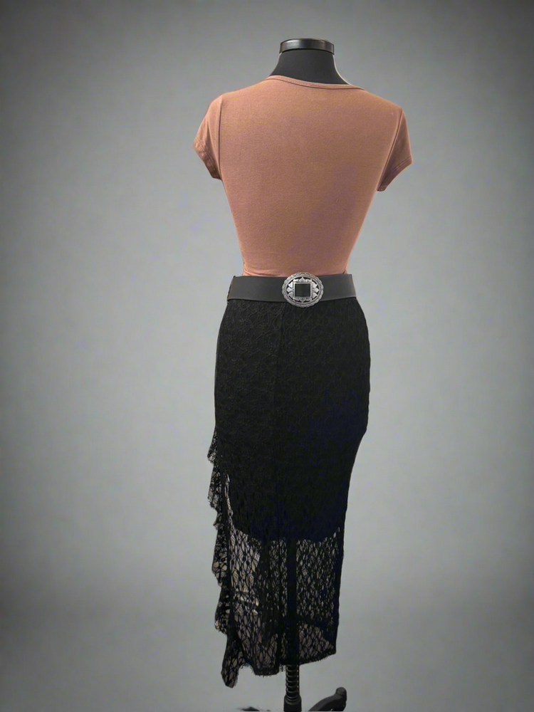 Lace Ruffle Skirt