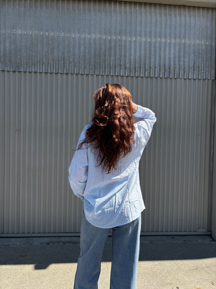 Harbor Stripe Button-Up