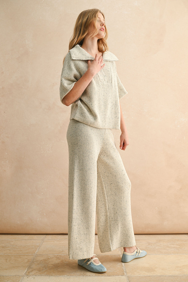 Salt & Pepper Knit Top