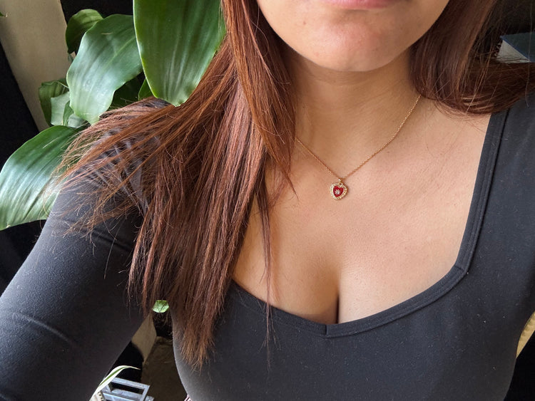 Red Heart Necklace
