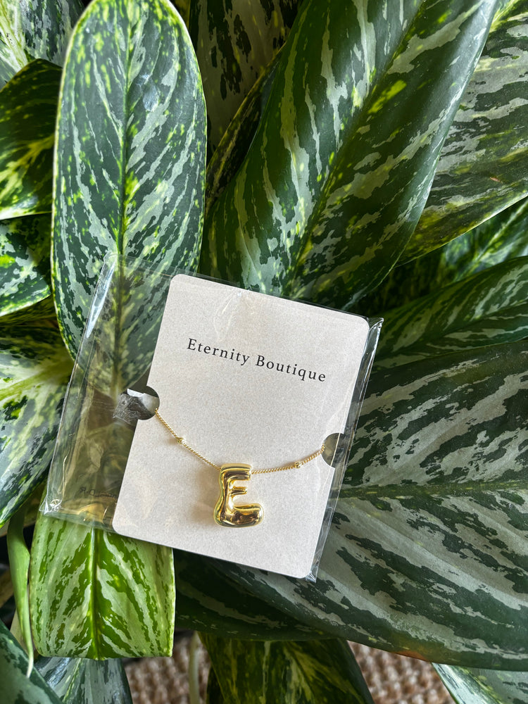 Bubble Letter Necklace