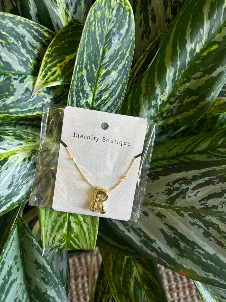 Bubble Letter Necklace