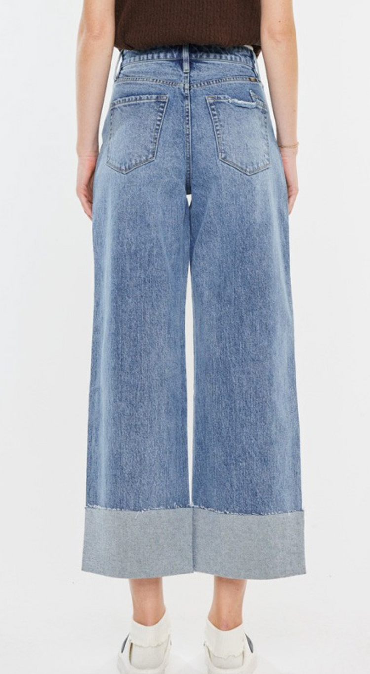 Barrel Cuffed Jeans