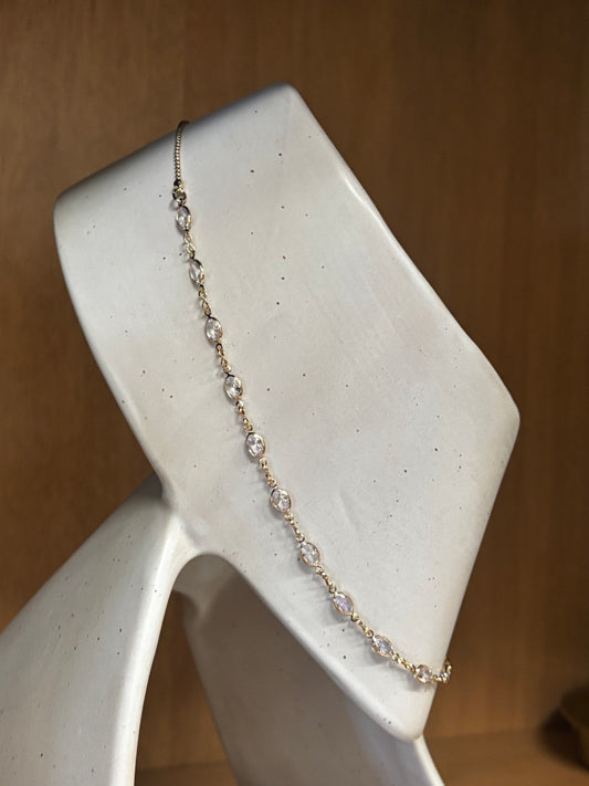 Bezel Choker Necklace