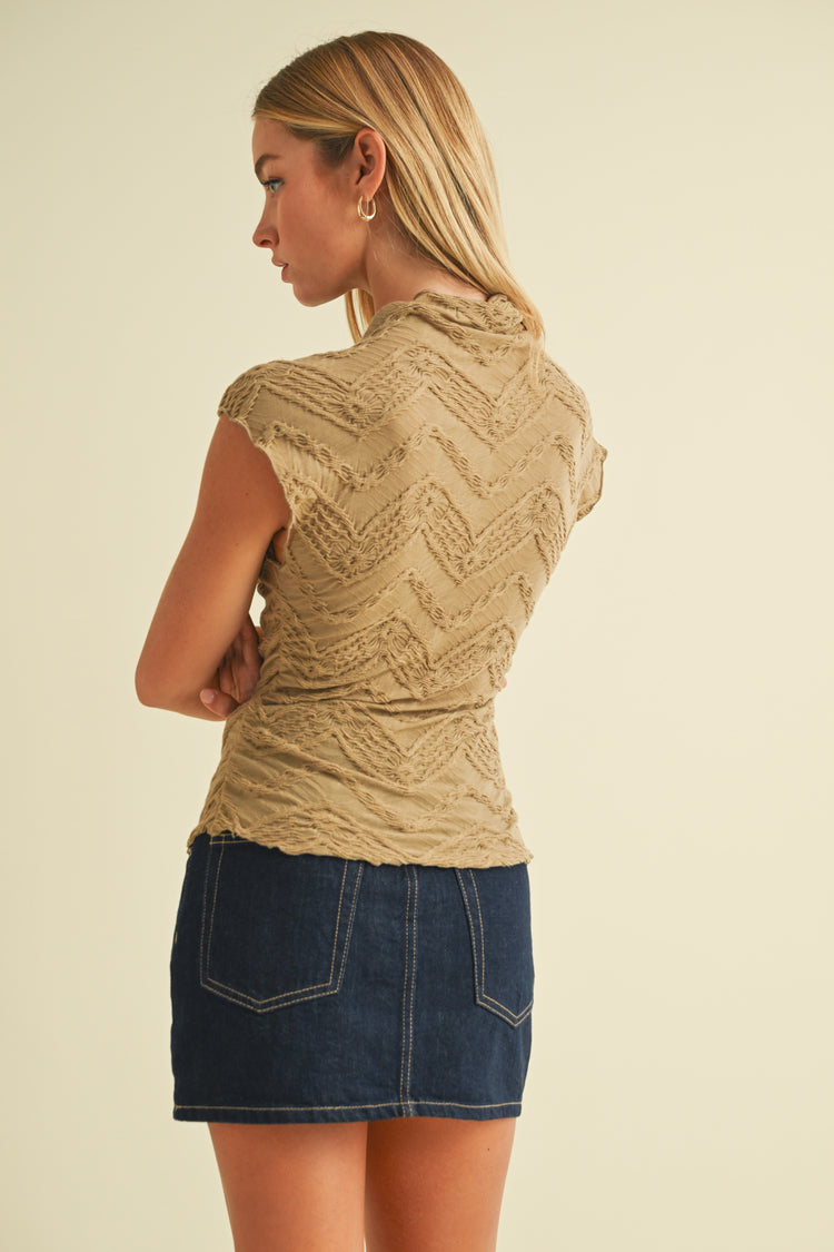 Autumn Breeze Scrunch Top