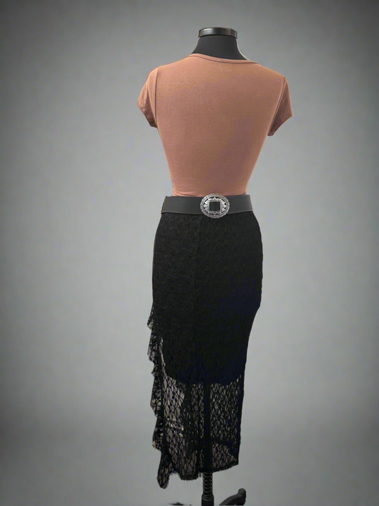 Lace Ruffle Skirt