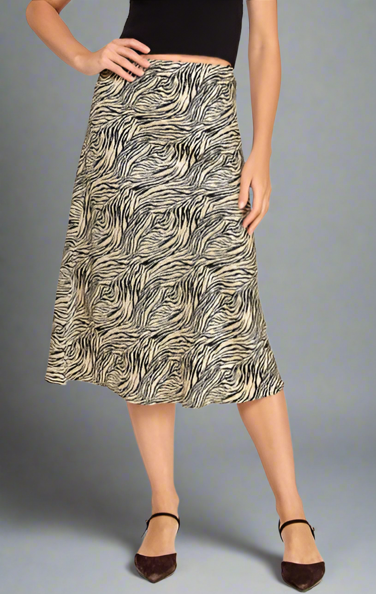 Wild Zebra Skirt