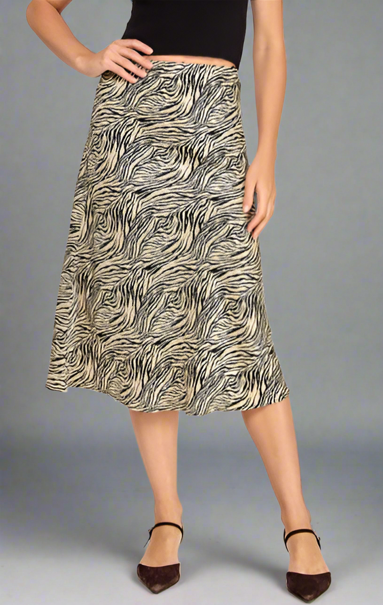 Wild Zebra Skirt
