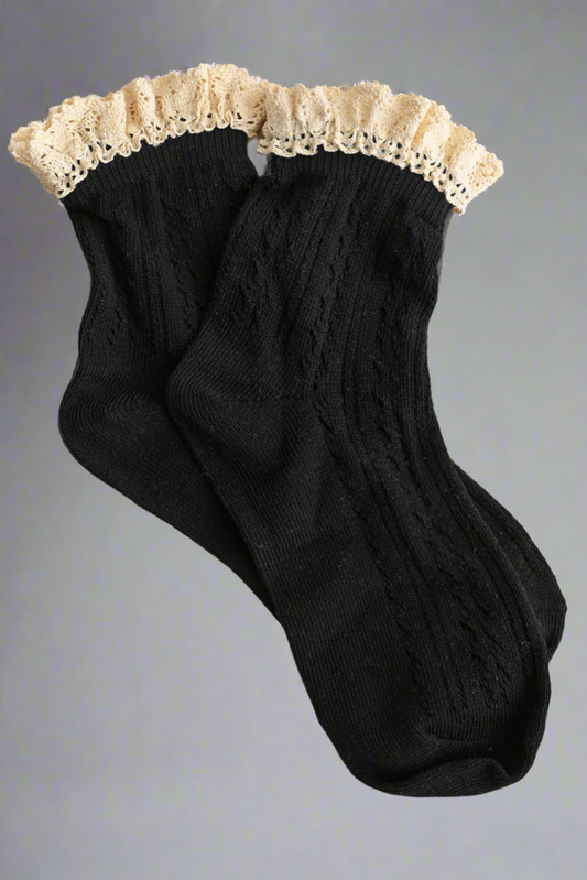 Cozy Edge Trim Socks