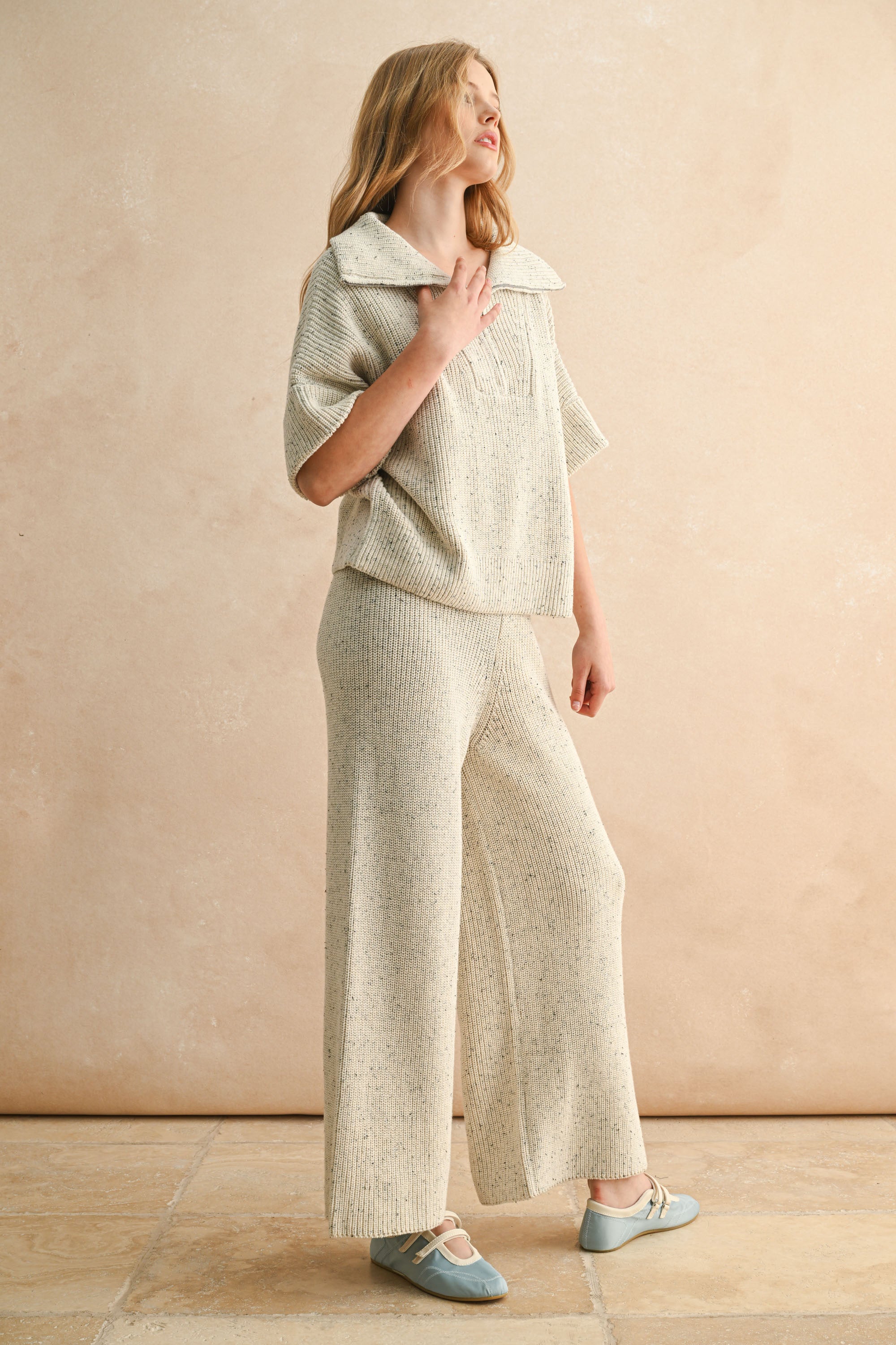Salt & Pepper Knit Top