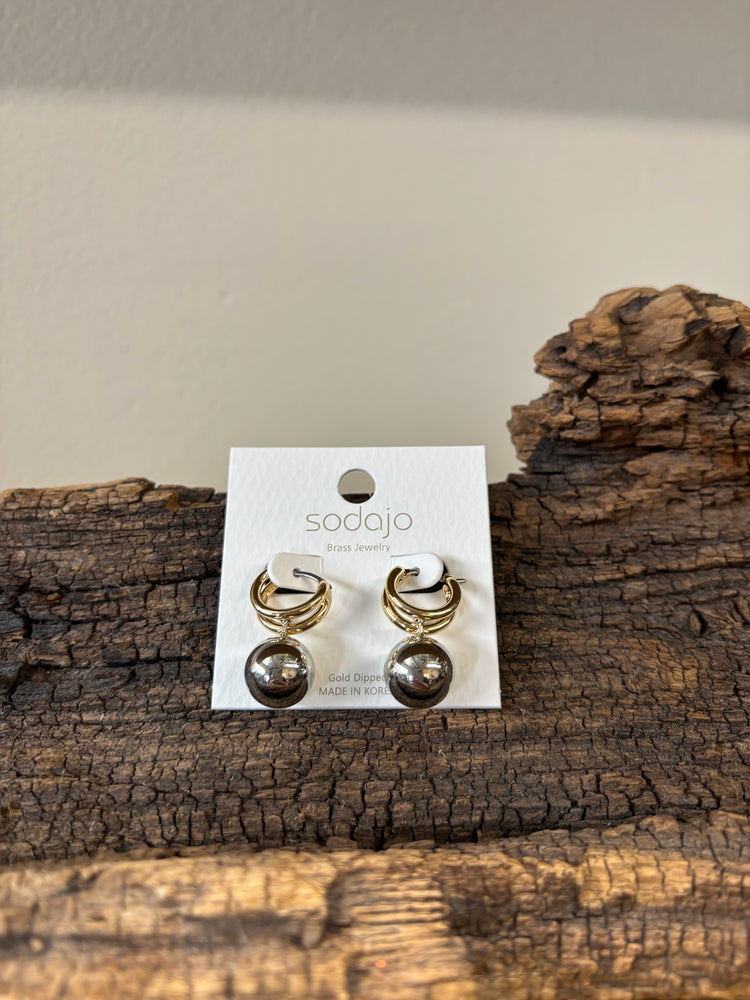Mixed Metal Earrings