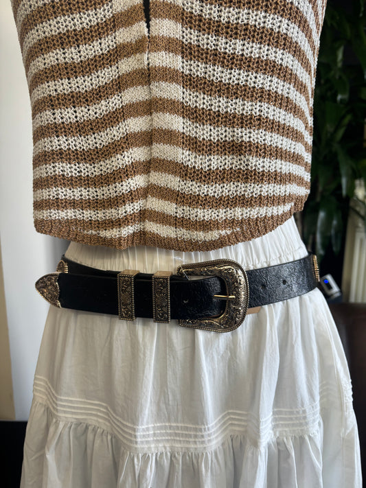 Midnight Rodeo Buckle Belt