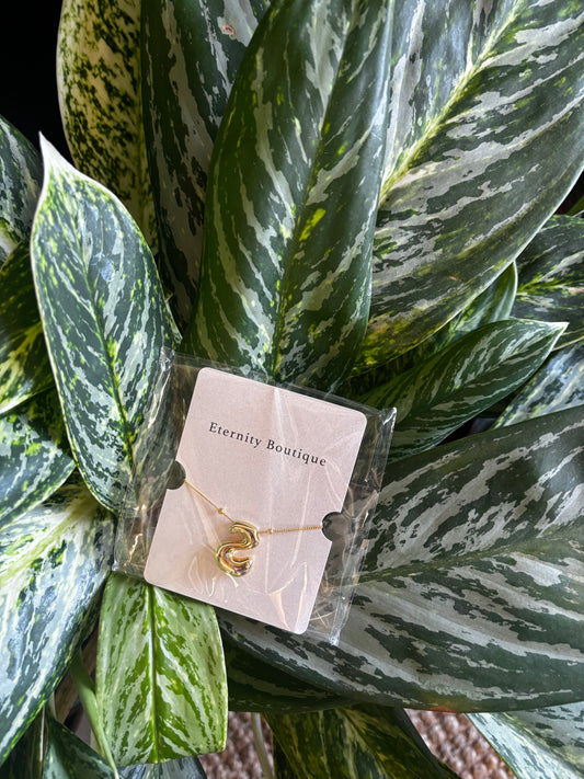 Bubble Letter Necklace