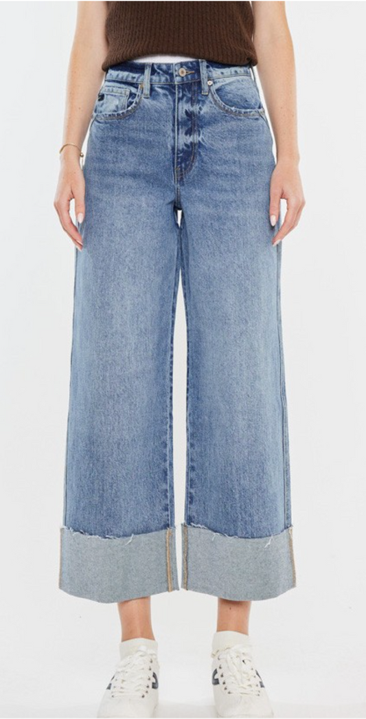 Barrel Cuffed Jeans