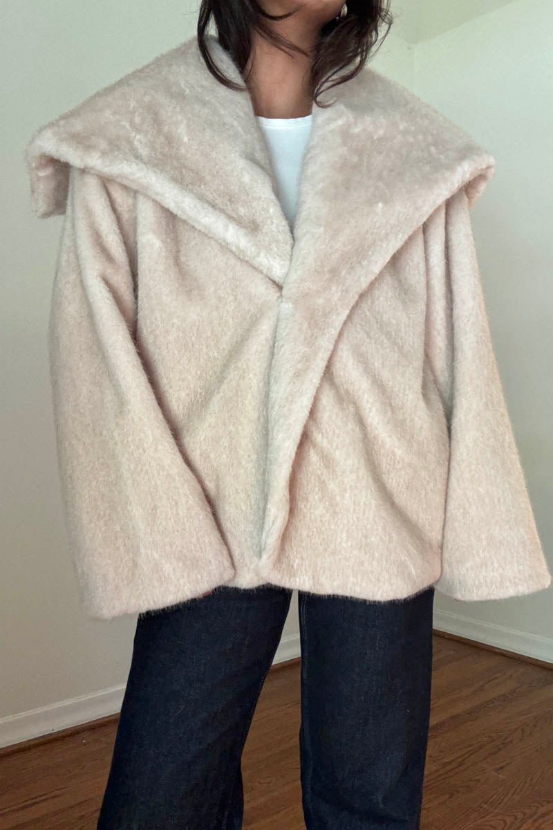 Festive Faux Fur Jacket