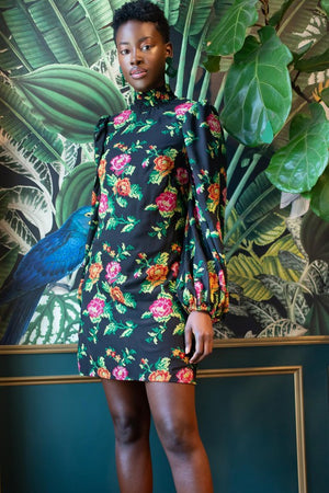 
                
                    Load image into Gallery viewer, Floral Mini Dress
                
            