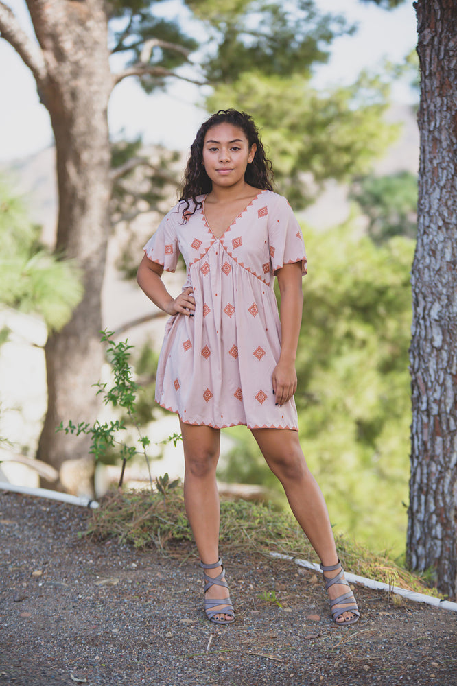 Maggie Embroidered Dress