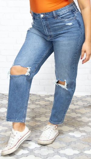 
                
                    Load image into Gallery viewer, Audrey Mom-Jeans
                
            