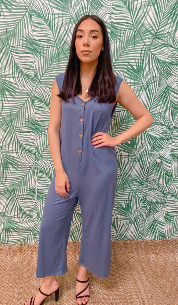 
                
                    Load image into Gallery viewer, Abby Blue Jumpsuit
                
            