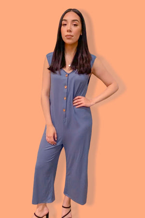 
                
                    Load image into Gallery viewer, Abby Blue Jumpsuit
                
            