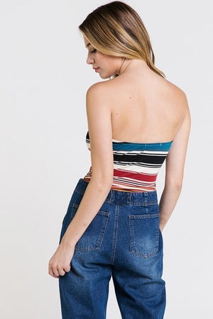 
                
                    Load image into Gallery viewer, Jamie Stripe Tube Top
                
            